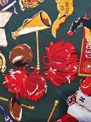 4.66 yards Hamil Textiles University Cheer Sports Craft Fabric 44″w
