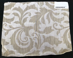 MANUEL CANOVAS Vega in Seigle 15 1/2 x 19″ Floral Damask Fabric Sample