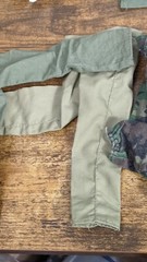 Military Fabric Lot Green Beige Camo – GI Joe Clothes Sacks Shirts Pants DIY