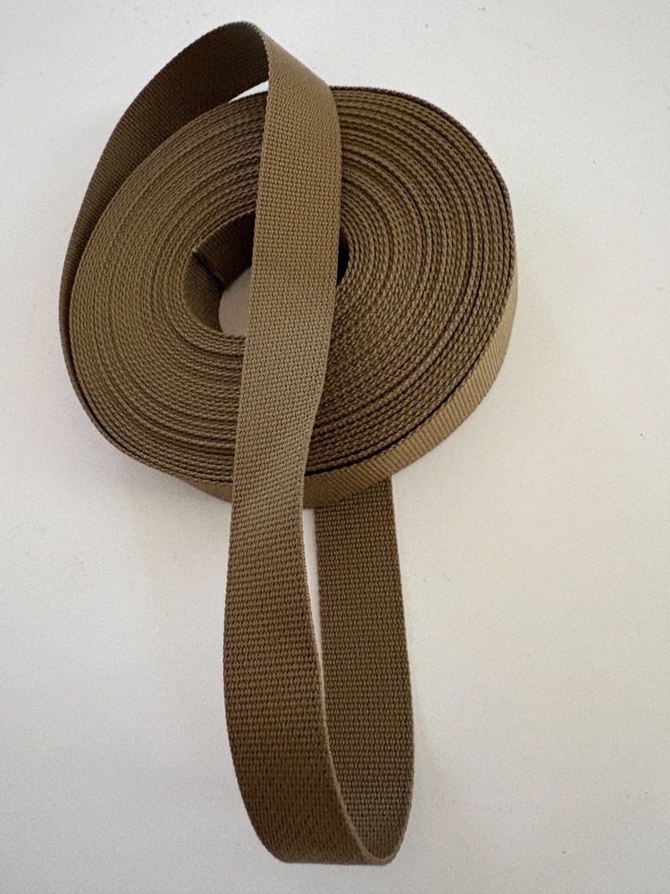 Coyote Brown Webbing 1 Inch Mil Spec 11 Yards TEXCEL Ind. USA Made
