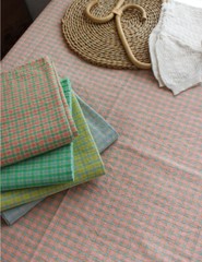 164cm width Yarn Dyed Check Gingham Cotton Fabric made in Korea by the Yard