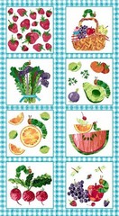 23″ X 44″ Panel Very Hungry Caterpillar Picnic Children Cotton Fabric D601.35