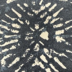 Premier Prints Outdoor Borneo Fabric Navy Blue White Batik Sunburst DIY 4.75+ yd