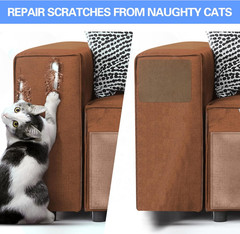 Azobur Sofa Repair Patch, 6 Piece Microfiber Patches, Self Adhesive Fabric Patch