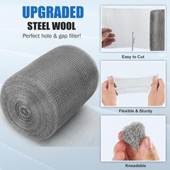 Weather-Resistant 5″ x 50′ Stainless Steel Gap Blocker – Secure Your Home Today!