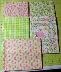 BELIEVE by Jone Inc. By Blend Fabric. Lot of 5 yards of fabric 5 prints 1 yd ea.