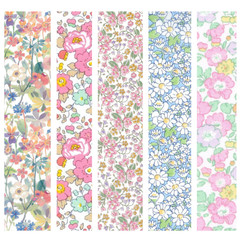 Liberty Tana Lawn 5 pieces Fat 16 10″ x 13″ (25cm x33cm) cotton fabric – Pack 5T