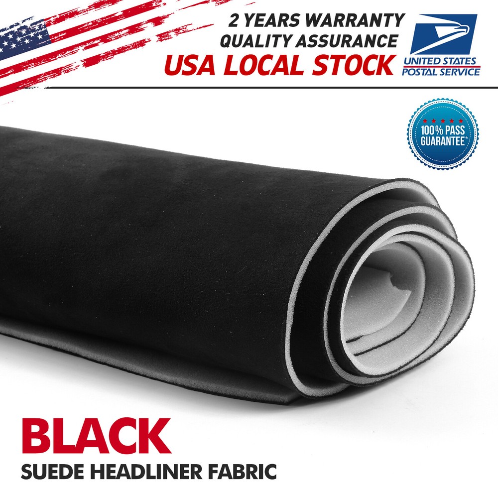 Auto Suede Headliner Fabric Foam Backed Easy Recover Car Roof Trunk Lining 3mm