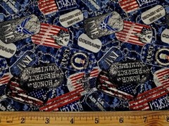 SYKEL Fabric – AIR FORCE – by the HALF yd (18″)