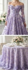 Gold Blossom Couture Lace Fabric Embroidered Sequin Floral Lace Fabric