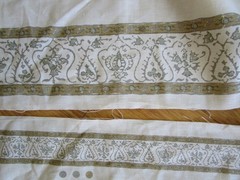 Namay Samay’s NILOFER 65″ Linen Print with 41″ long borders Leftover