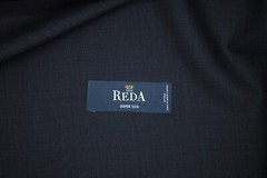 3.1 meters Reda worsted wool suiting fabric charcoal gray color