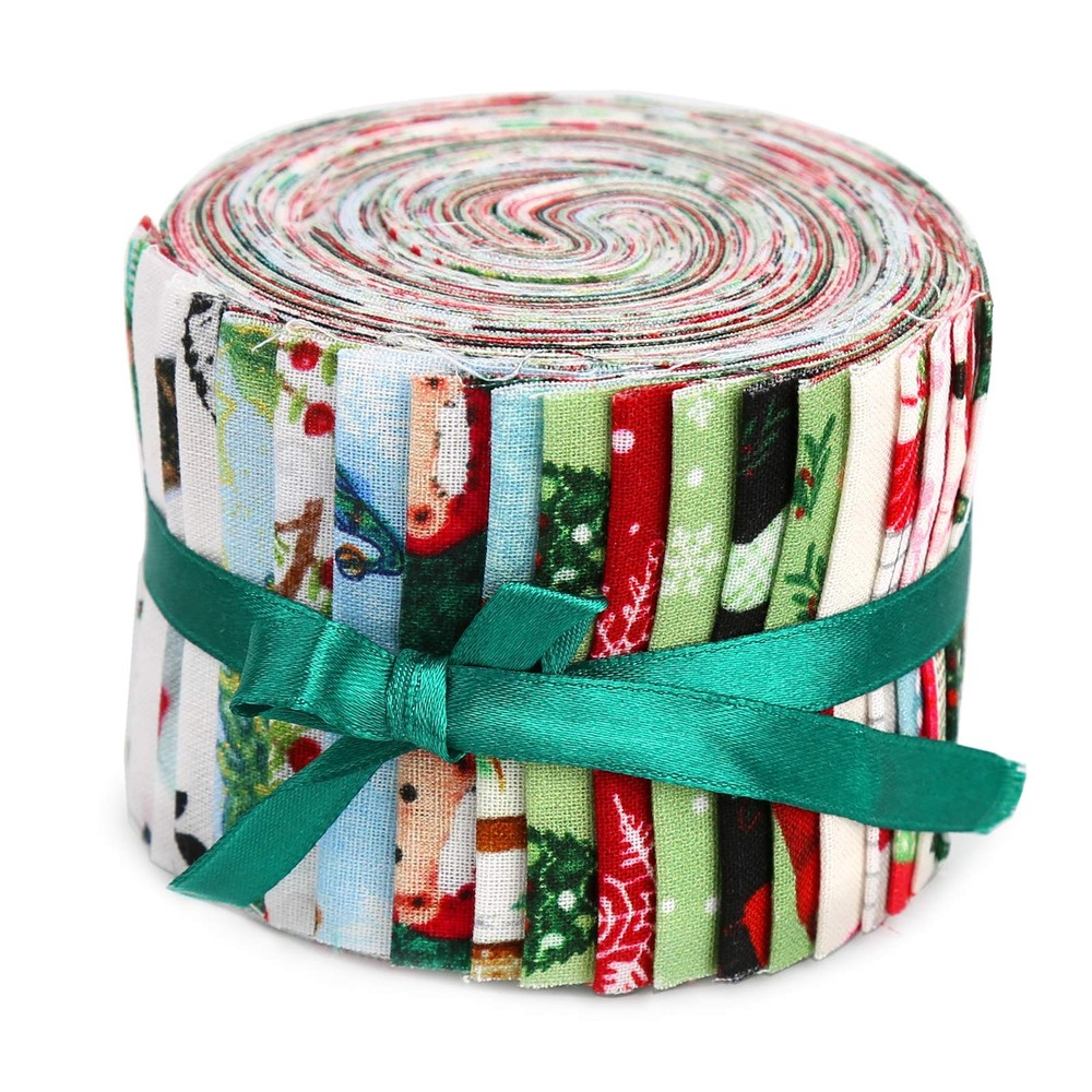Jelly Rolls for Quilting, Jelly Roll Fabric Strips for Quilting, Pre-Cut in V…