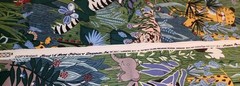 House N Home Fabrics Retro Jungle Print 54″ X 1yd ScreenPrinted 1999
