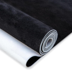 Suede Auto Headliner Fabric 36″ L × 60″ W with Foam Backing – Black