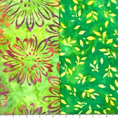 Lot 11 Fat Quarters Bouquet #3 Batik Lunn Fabric FQ Pack Cotton Handmade