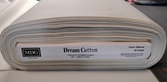 Natural Solid Dream Cotton Quilting Sewing Crafting Fabric by the Yard