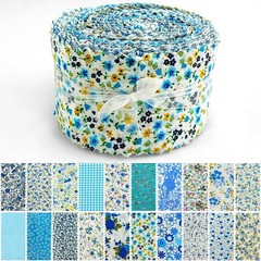 80 Precut Strip Jelly Roll Fabric Strips for Quilting Clearance 20 Assorted B…