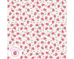 TILDA SOPHIE BASICS 130098 Red Tulips Quilt Fabric TONE FINNANGER