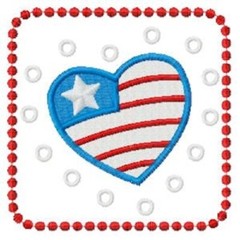 LACEUP RED, White, Blue, Quilting Blocks, Machine Embroid, 9 Designs, 12 Squares