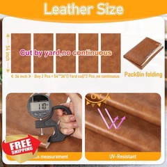 Meneng Light Brown Crazy Horse 1 Yard Leather