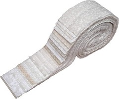 Best of Tone on Neutral Blenders Jelly Roll 40 Precut 2.5 Inches, Creme