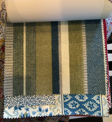 TILTON FENWICK Prussian – Spruce 51 pcs Fabric Sample Book