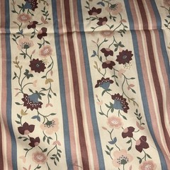 Mixed Fabric Remnant Lot Upholstery Quilting Scraps Floral Stripe various Brands