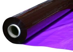 Purple Tinted Vinyl 10 Gauge PVC Transparent Plastic Fabric Sold by the Yard 54″