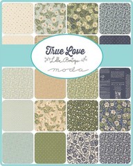 Moda TRUE LOVE Charm Pack, 100% Cotton 5-inch Precut Fabric Squares (42 pcs)