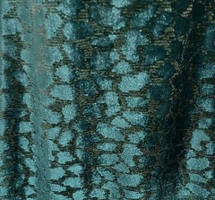 Hunter Green Stretch Velvet Sequins Embroidery fabric 60” Width Sold By Yard