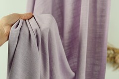 Heavy Slub Linen Blend Fabric, Rayon Blend for Boho Dresses, Curtains, 51-53″