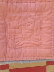 PRINTED PADDED PILLOWS TOPS or QUILT BLOCKS- 17″×17″ LOT OF (6) HORSES PUPPIES