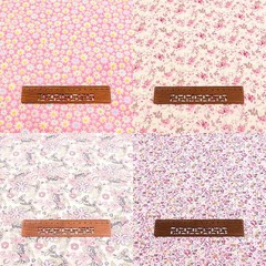 100% Cotton Fabric 8 PCS PreCut Floral Squares 20×20 Inch Patchwork Pink DIY