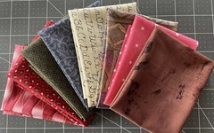 QUILT FABRIC NOVELTY COTTON LOT 8 Pieces 10″ X 13″ ea – Scrappy Quilts Mask etc