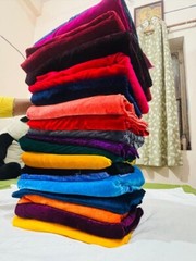 50 Mix Charm Pack Silk Velvet Squares Patchwork fabric Bundle Scraps Lot