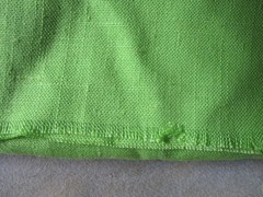 Lime Green Linen Fabric – by the 1/2 Yard