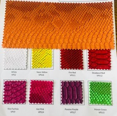 Viper Snake Faux Vinyl Fabric Embossed Reptile Leather Look Upholstery Material