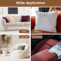Couch Patch Repair Fabric,6-Piece Self-Adhesive Microfiber Patches,Quick Fix