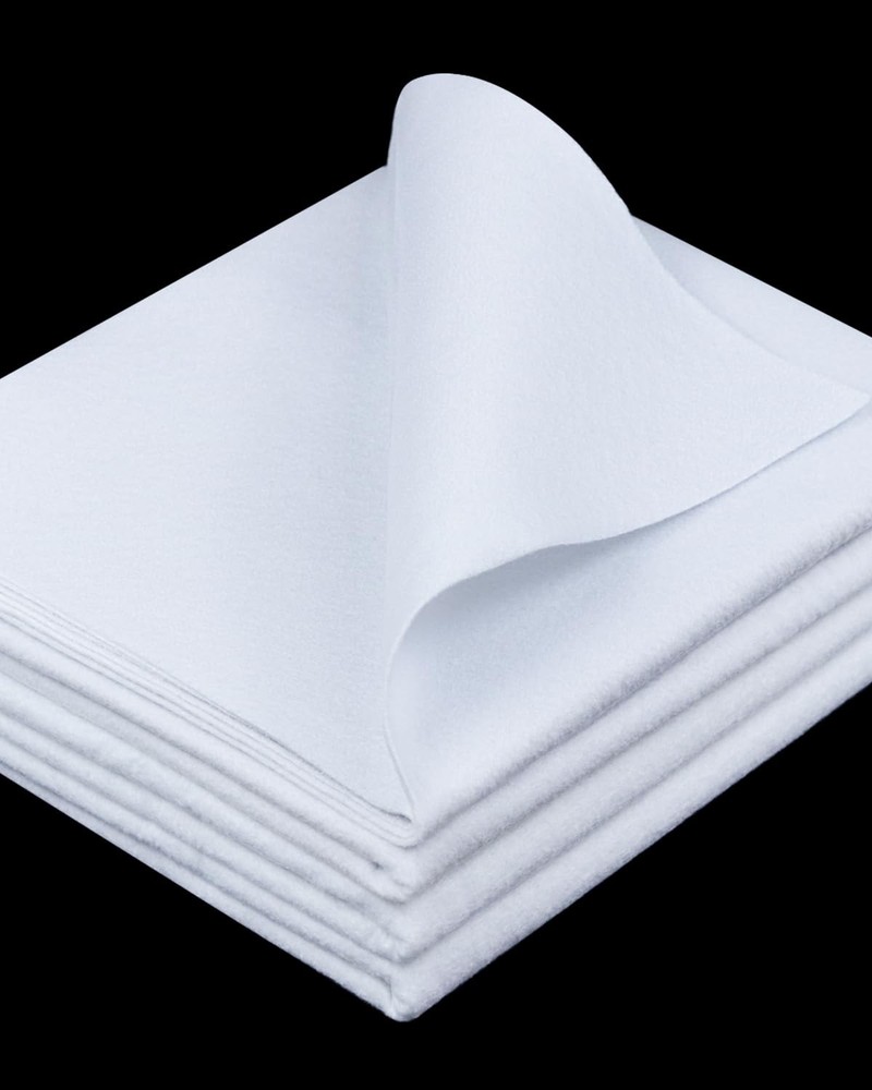 PLANTIONAL Iron-On Fusible Fleece Interfacing: Medium Weight, White