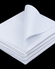 PLANTIONAL Iron-On Fusible Fleece Interfacing: Medium Weight, White