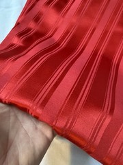 Red tonal Striped Fabric 53″ x 80″ Upholstery Pillows crafts shiny