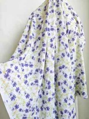 55” Wide By Yard Floral Sewing Fabric Viscose Soft Rayon Material For Robe