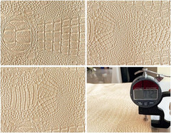 Crocodile Pattern Faux Leather Fabric 36″X54″ Marine Vinyl Soft Alligator Skin