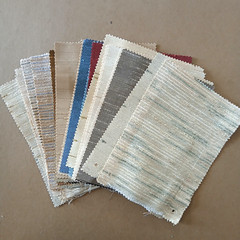 Fabric Sample Book Neutral Mix Drapery Swatches Textured Art Craft Sewing 27 Pc.