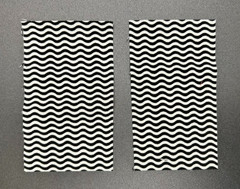 100% Cotton Black and White Prints Scrap Assortment Various Sizes