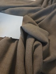 Taupe Herringbone 100% Wool Fabric Apparel/Jacket/Home Dec 3 Yards/62″W LOT