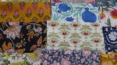 60 Pcs Mix Charm Pack Cotton Squares Patchwork Quilting Fabric Bundle Scraps Lot