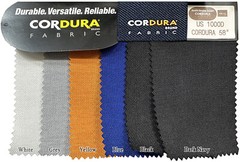 CORDURA® 1000D Nylon Waterproof Military Backpack Fabric Black Grey White Blue