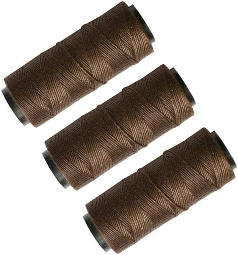 3 Rolls Sewing Threads Weaving Threads Using for Hand Sewing Hair Weft Hair Exte